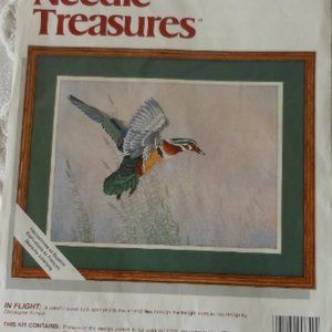 Vintage ColorArt Stitchery Kit 00654 Wood Duck